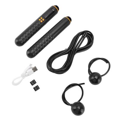 Jump Rope with Counter Weighted Jump Rope for Fitness Rechargeable Cordless Skipping Rope for Men Women Kids Fitness