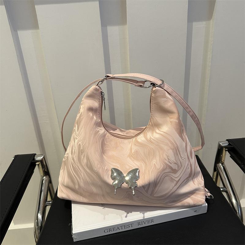 Tote Bag Women's New Large Capacity Commuting Backpack Summer Casual Chain Shoulder Bag Texture Backpack Trendy