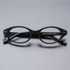 Vintage Little Cat Eye Glasses Women  Retro Anti-Blue Light Eyeglasses Black Computer Spectacle Oval Eyewears Goggles