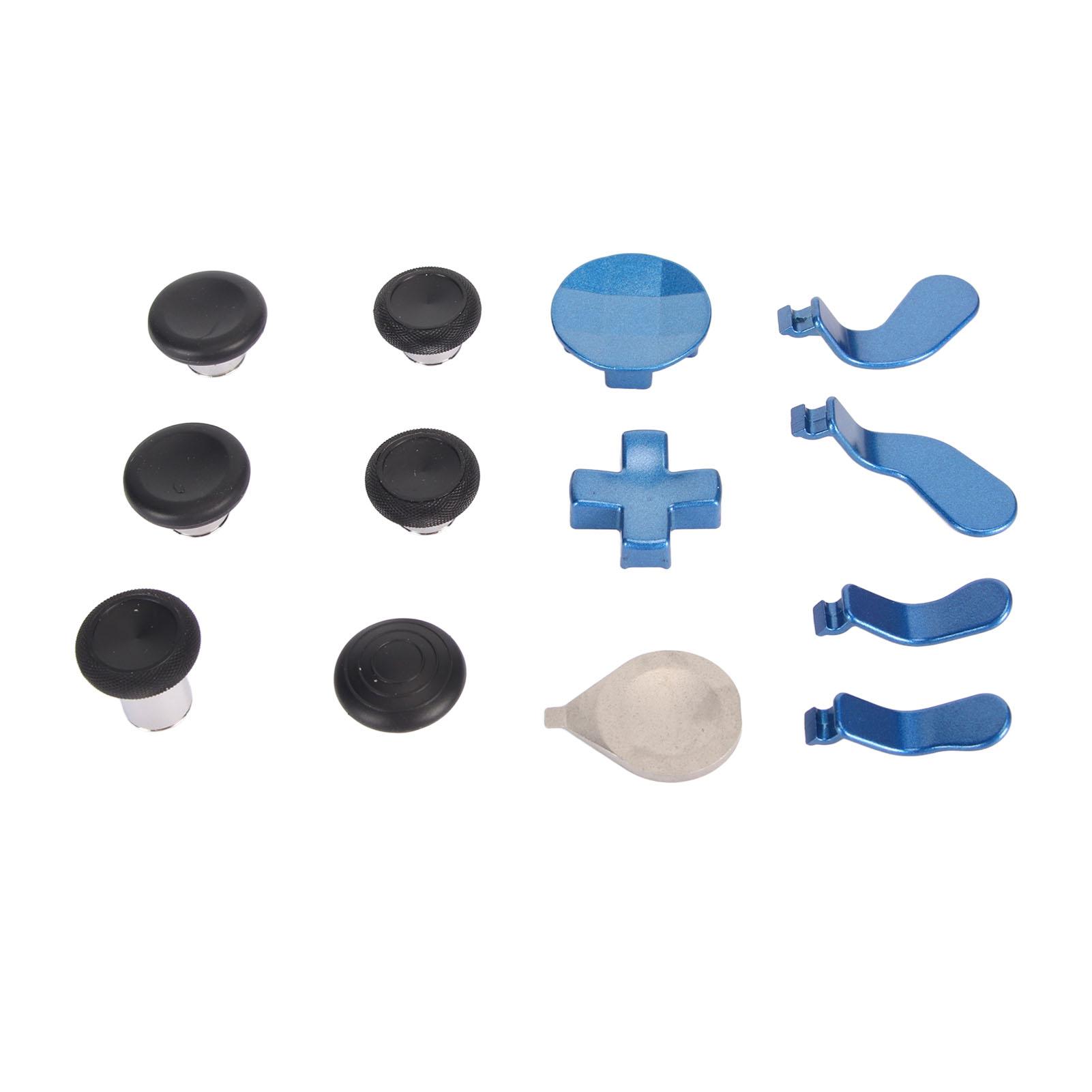 

Replacement Thumbsticks Kit Sensitive Magnetic Metal Thumbsticks for Xbox One Elite Series 2 Silver синий