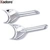 Car Front Fog Light Lamp Cover Trim For Renault Koleos 2016 2017 2018    Chrome Head Foglight Bezel Trim Accessories