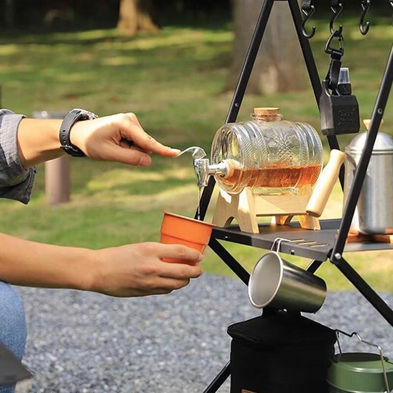 Hejiangshi HJS064 Outdoor Folding 304 Stainless Steel Stackable Cup