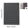 Pegboard Wandpaneel Geen-Boor Opbergrek Wandmontage voor Studiekamer Woonkamer Gamingkamer