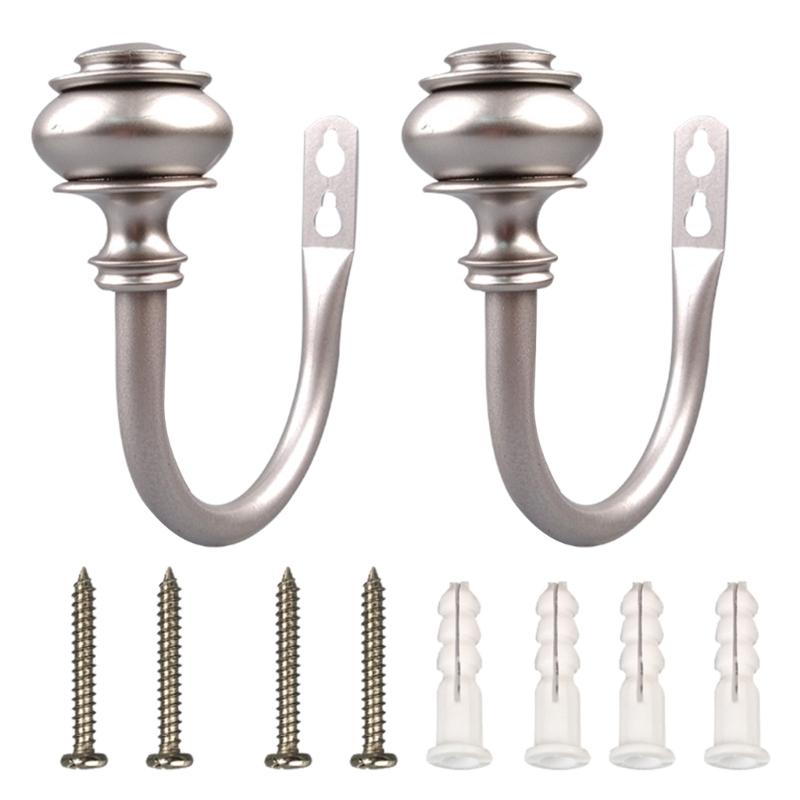 2Pcs Metal Curtain Tie Backs Drapery Holders for Stylish Window Decoration Curtain Tiebacks Set