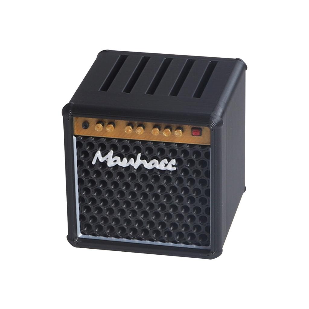 3D tištěná Ukulele kytara Pick Storage Box Příslušenství Simulační reproduktor Stolní ozdoby Dárek