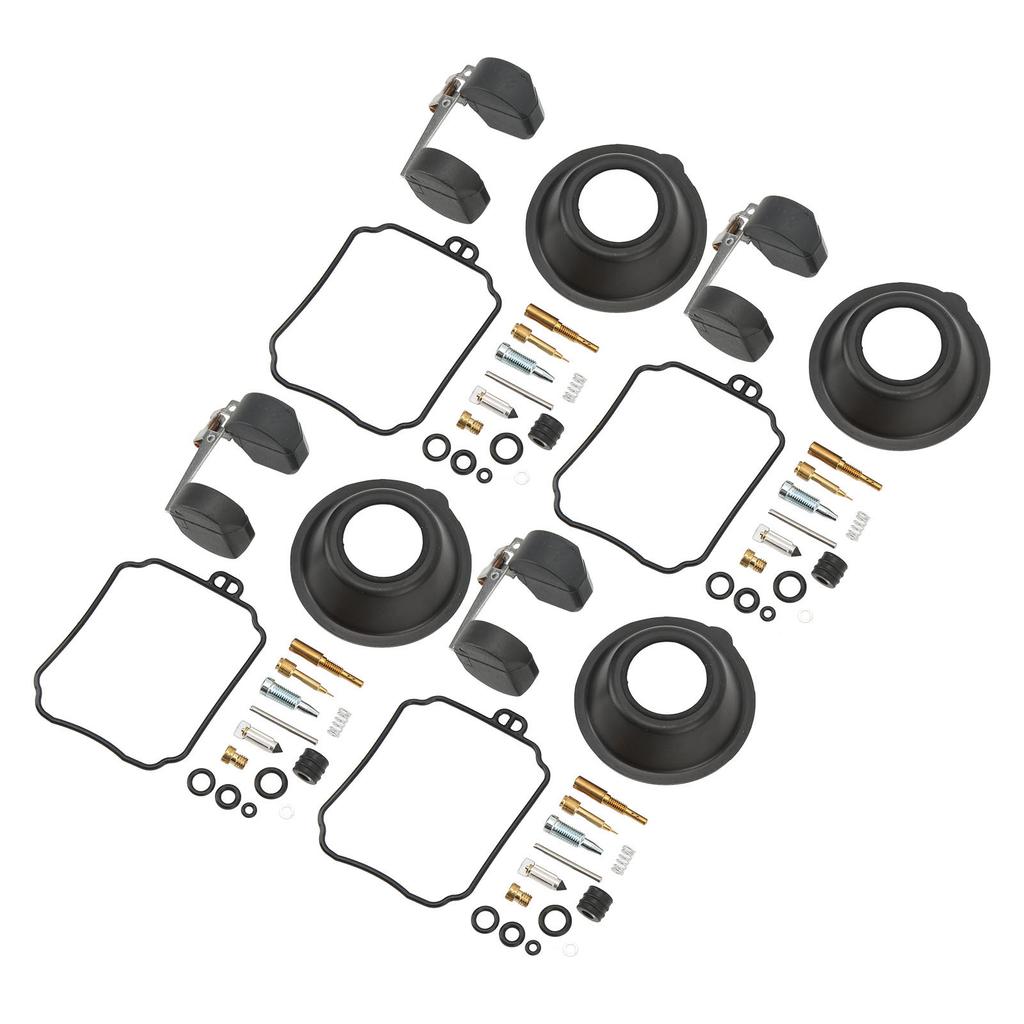 4 Stück Vergaser Reparaturset Metall Gummi Vergaser Überholset für XJ600 Seca II 1992‑1998