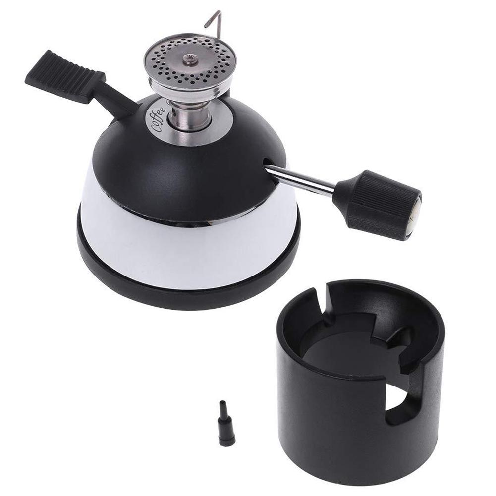 Butane Mini Burner for Tabletop Siphon Syphon Refillable Cooking Stove Butane Gas Burner for Picnic Camping Travel