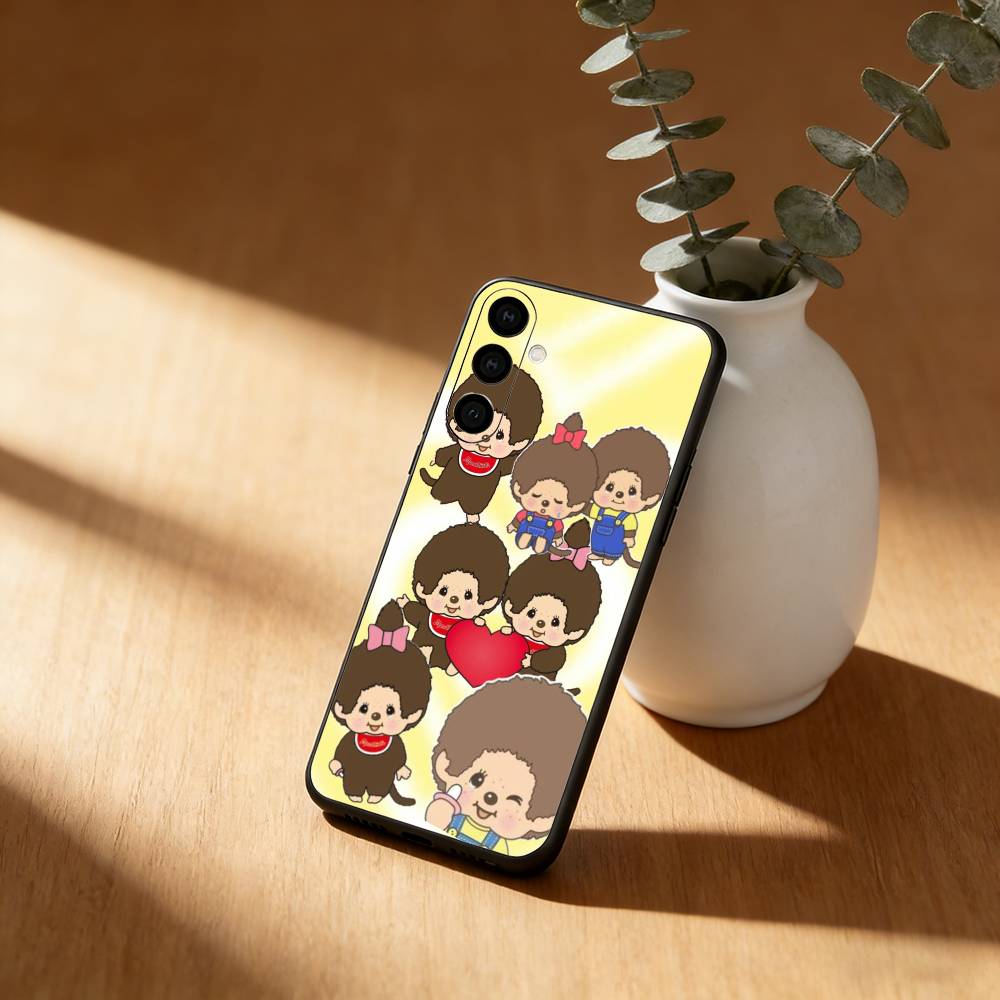 Cartoon M-Monchhichis Phone Case For Samsung Galaxy A20,21s,22,31,32,52,53,72,73,80,91 Soft Black Shell