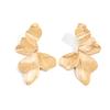 Salircon Exaggeration Metal Plant Tree Leaf Pendant Earring for Women Vintage Exquisite Gold Color Piercing Ear Jewelry 2026 New