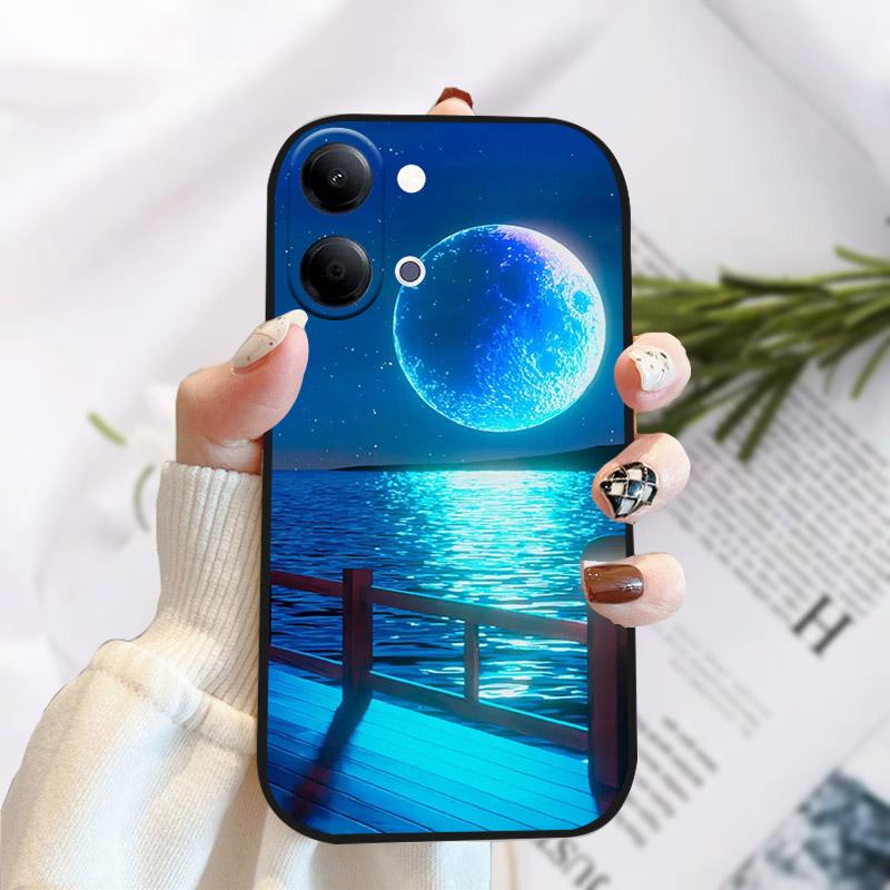 For VIVO Y05 Y 05 4G Case Fashion Painted Shockproof Bumper For VIVO Y11D Y21 4G 2026 Silicone Cover Soft TPU Phone Shell Coque