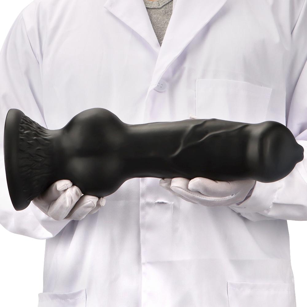 5 Größe XXL Realistischer Big Knot Hundedildo Dicker Tierpenis Saugnapf Große Dildos Analplug Erwachsene Riesige Sexspielzeuge Männer Frauen