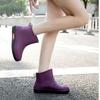 Neue Damen-Regenstiefel Rutschfeste Wasserdichte Schuhe Outdoor Verschleißfeste Gummischuhe Küchenarbeit Wasserdichte Stiefel Kurzer Schaft