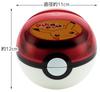 Skater Pokemon Monster Ball Bento Pocket Monster Lunch Box with Accessory Box, Organizer, LMS3-A