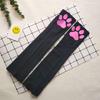 3D Cat Paw Silicone Thigh-High Socks - Cute Anime Lolita JK Style