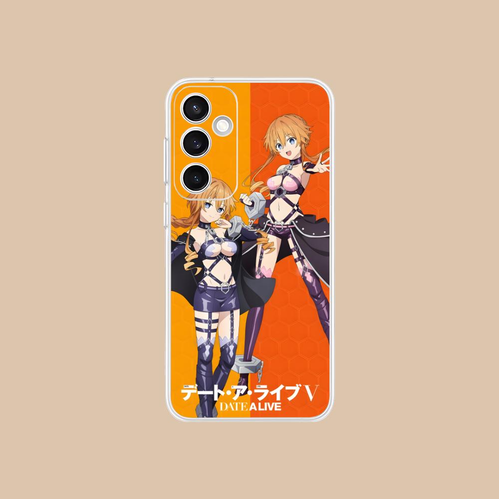Date a Live Ямай Кагуя Прозрачный чехол для мобильного телефона для Samsung Galaxy S25 S24 S23 S22 S21Plus FE Ultra Красочная крышка Galaxy S23+