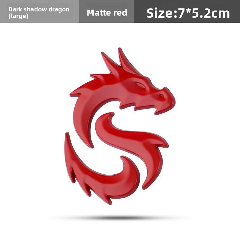 3D three-dimensional Longteng car label decorative sticker Xuanyinglong car decoration metal side label tail label car sticker