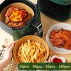 Kitchen Air Fryer Paper Special Air Paper Accesories Baking Oil-proof Paper For Household Barbecue Plate Food Oven Fryer Papers