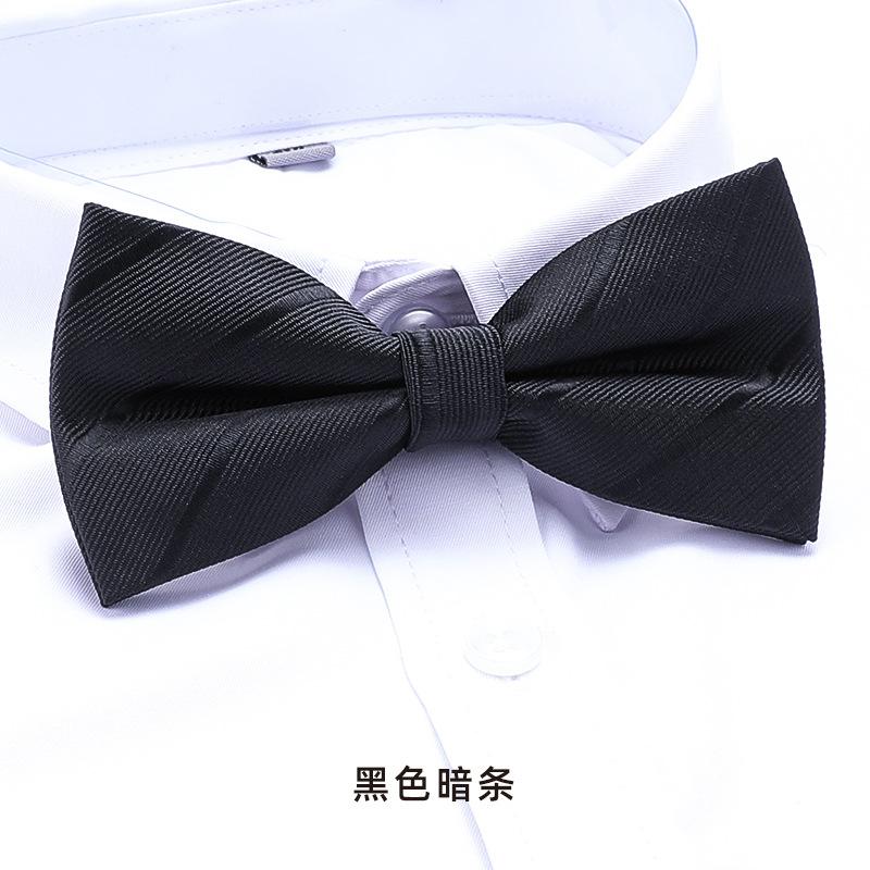 Men'S Double Synchronized Fabric Bow Tie Groom Best Man Banquet Wedding British Korean Edition Tide Bow Women