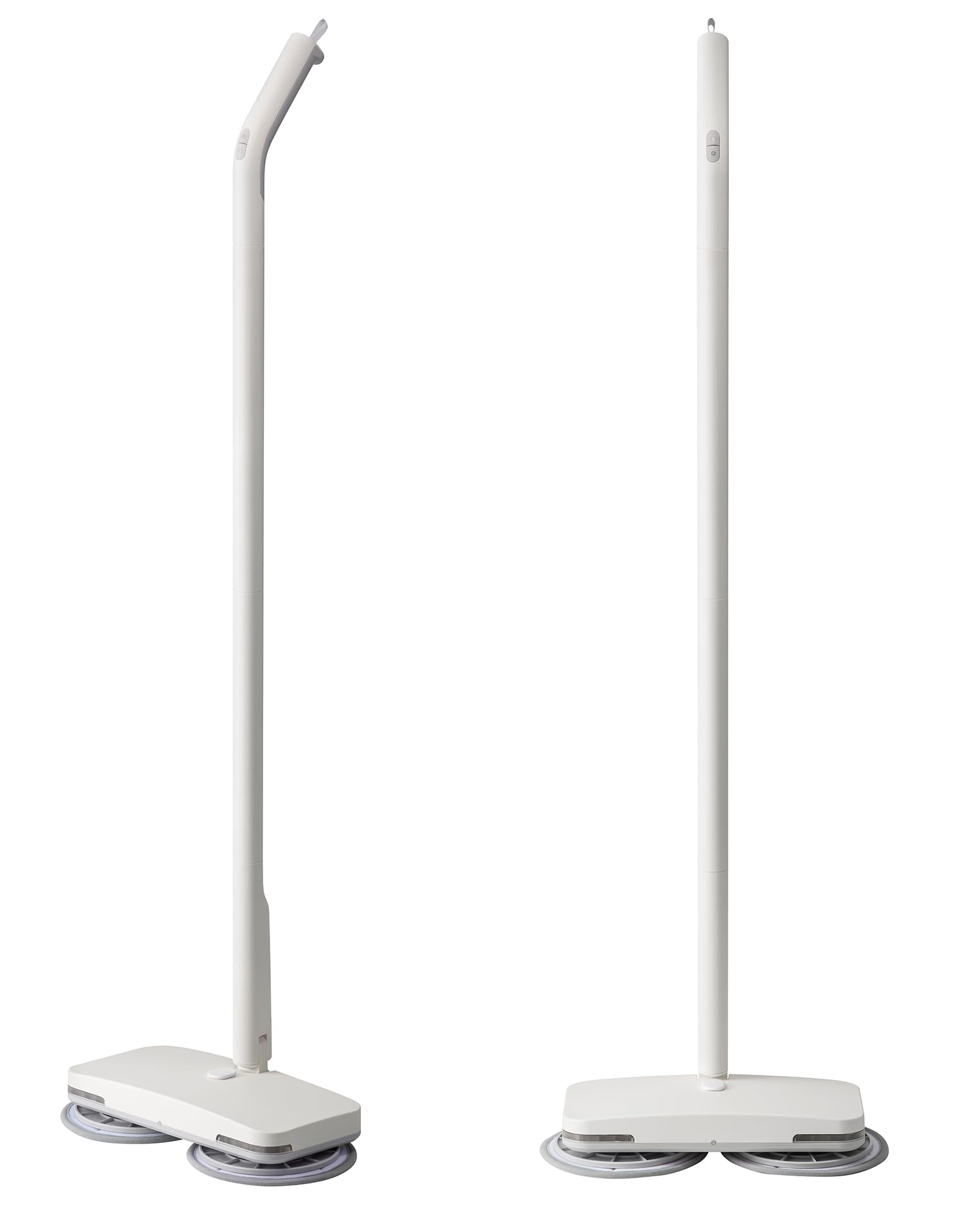 

Plus Minus Zero Cordless Electric Mop H020 with Water LED Cordless Rotating Wet 4 Adjustable for Hardwood Includes 2 Mop Pads ±0 [Gekiochikun] (White) белый