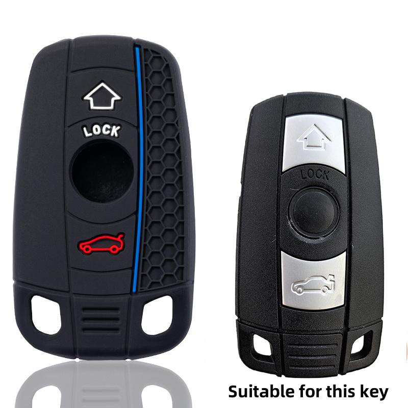 

3 Button Silicone Car Remote Key Case Cover Shell For Bmw E60 E61 E70 E81 E87 E90 E91 E92 X1 X5 X3 1 3 5 6 Series Z4 Accessories