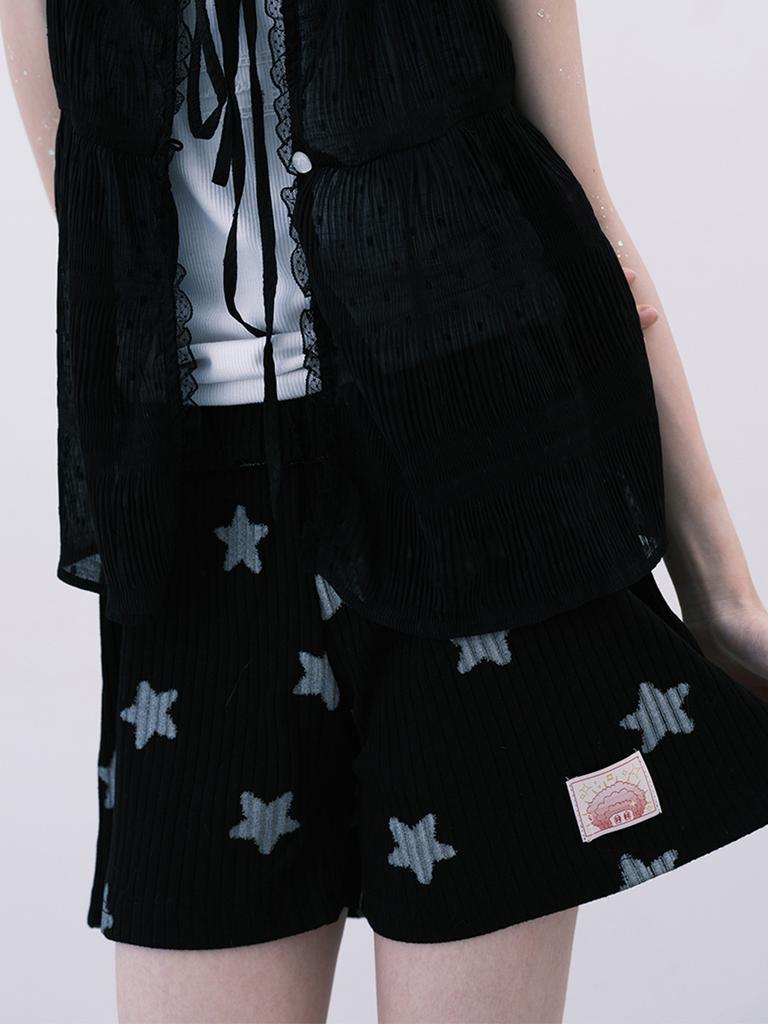 Mueum Ugyo Easy Cotton Shorts (Black Star)