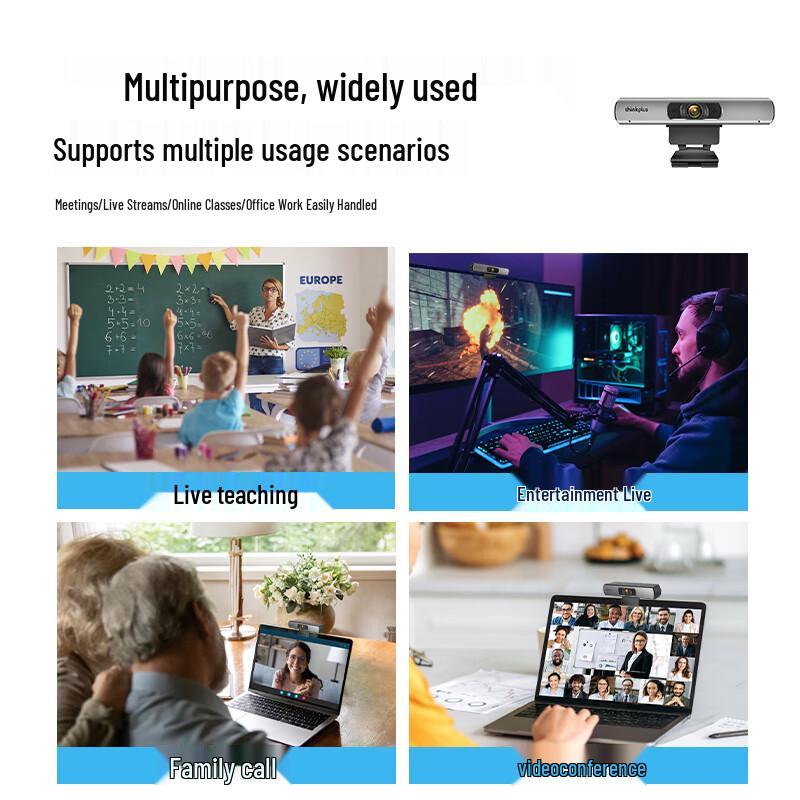 Lenovo thinkplus PC Live Streaming Webcam