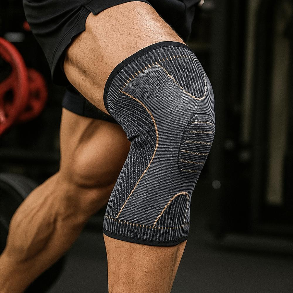 Breathable Patella Protect Band Fiber Badminton Knee Brace Running Knee Brace  Jumper