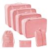 Business travel seven piece set storage bag, clothing sorting and packaging bag, travel luggage, clothing, underwear storage bag