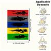 DC Superhero Silhouette Rainbow Flag Print PosterBlanket Flannel Throw Blanket for Sofa, Bed, Travel, Camping, Office, Couch, Chair