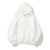 Men Hoodie with Solid Color Hood Large Front Pocket Pullover Sweatshirt Loose Fit Sports Tops Street Wear