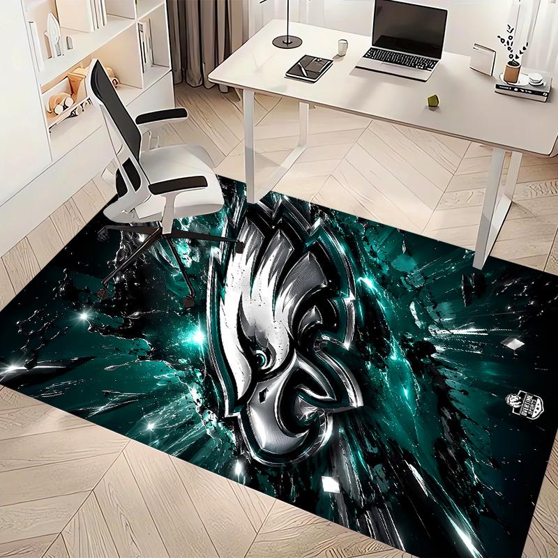Absorpční omyvatelný koberec s potiskem loga Philadelphia Eagles, Protiskluzové koupelnové předložky, Kuchyňské rohože, Podložka na jógu, Vstup do obývacího pokoje, Koberce na kempování a pikniky