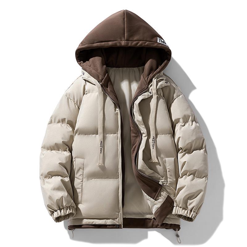 Men's Two-Piece Knit Outerwear - New Winter Style Cotton Jacket