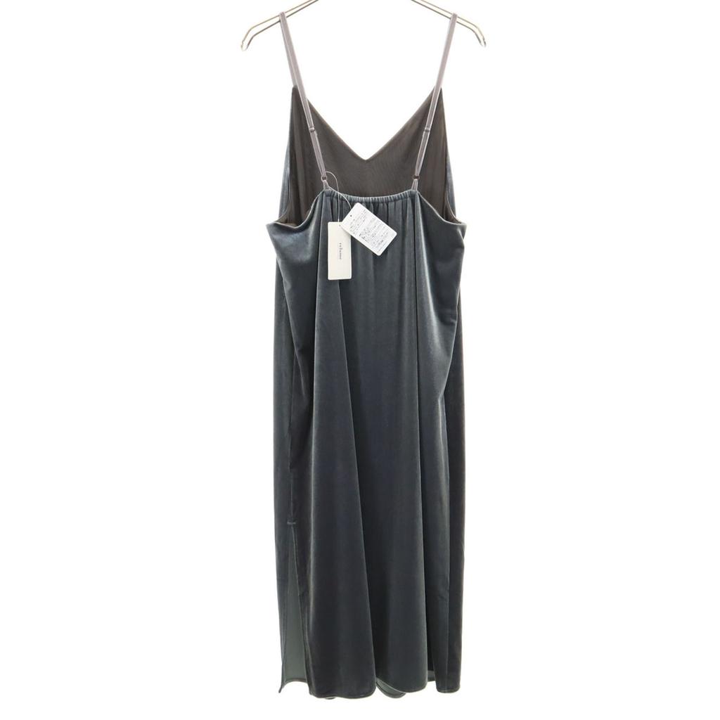 Relume JOURNAL STANDARD Velor-like Cami One Piece F Gray Women Used