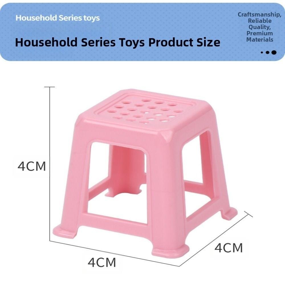 Multicolors Chinese Mahjong Pocket Table Set 1:12 Miniature Things Dollhouse Accessories