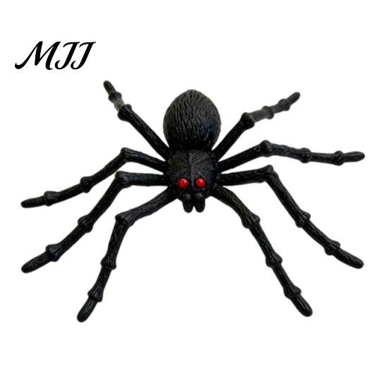 Reusable Halloween Spider Set Spiders Hanging Decorations, Plastic Fake Props, Scary Decorative for Pumpkin Scenes Ornaments Outdoor Tree Porch Yard,