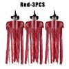 Glowing Red Witch Specter Voice Activated Hanging Prop Levitation Effect Motion Sensitive LED Bar Haunt Horror Decor