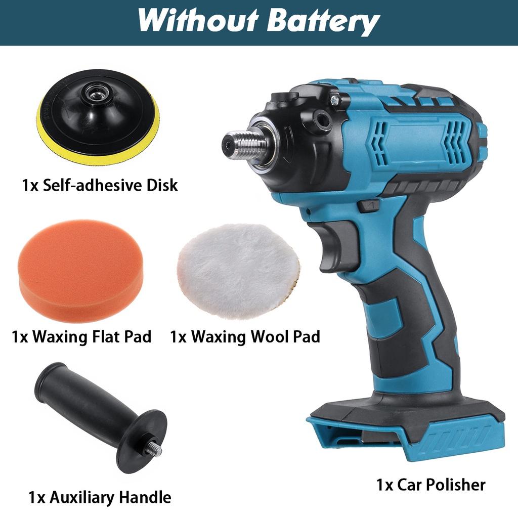 

Электрическая полировальная машина для автомобиля 120 Вт Автоматическая полировальная шлифовальная машина Инструмент для полировки, шлифовки, вощения Автомобильные аксессуары Электроинструмент Синий Only machine