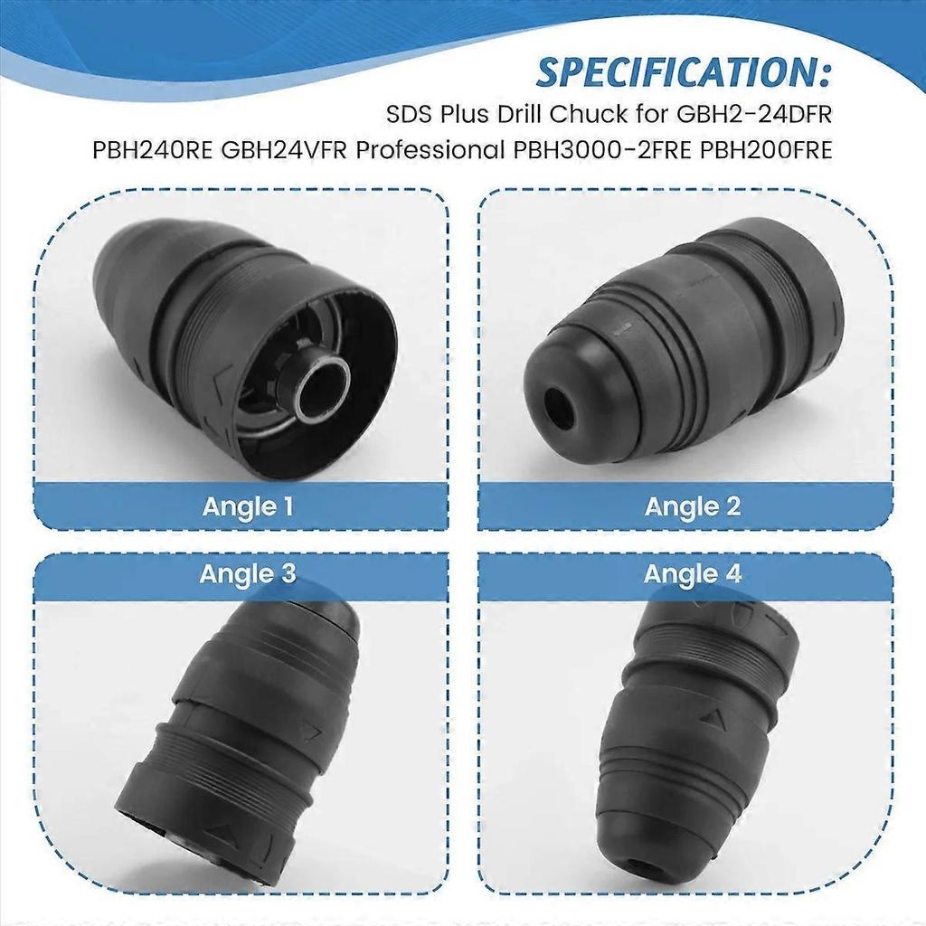Ersatz-Bohrfutter für Bosch 1618598175 11222EVS 11236VS GBH4DSC GBH4DFE, (SDS plus Typ)