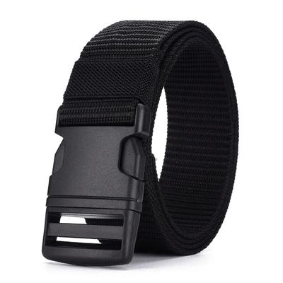 Herrengürtel ohne Metallschnalle aus Kunststoff, hochwertiger Canvas für Nylongürtel, taktischer Gürtel, gewebter Outdoor-Gürtel, neutrale Gürtel