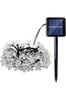 Solar Led Garland Violets For Balcony Terrace Garden Lights 50Led 7M
