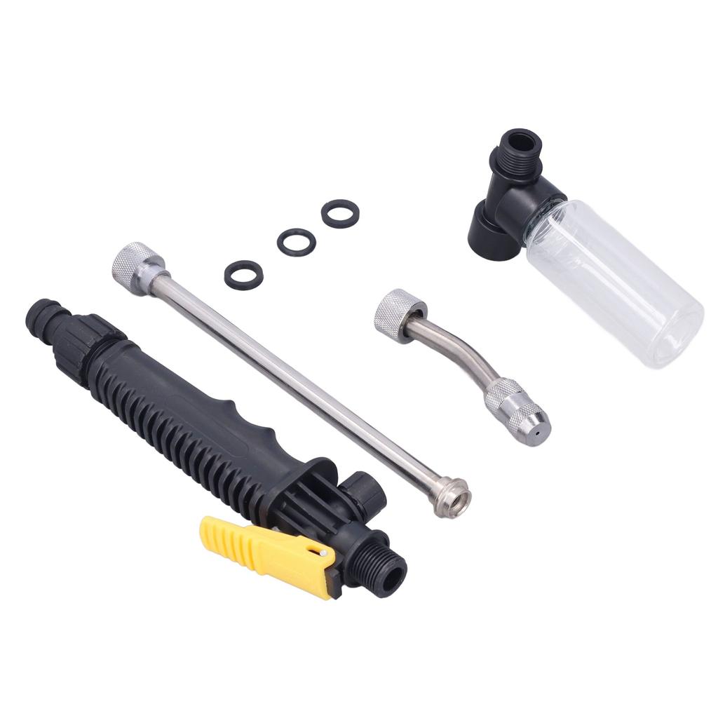 Jet Washer High Pressure Super Impact Detachable Adjustable Foam Water Sprayer for Garden Watering Car Washing