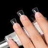 120/504 Pieces Short Curved Duck Nail Tips Half Cover Press On Nail Beginner Friendly Nail for Easy DIY Nail Art
