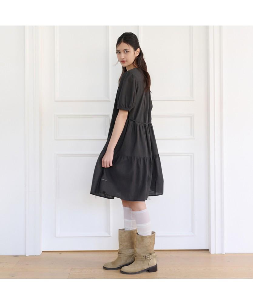 THURSDAY ISLAND Lace Mix Midi Dress_T264Mop288W