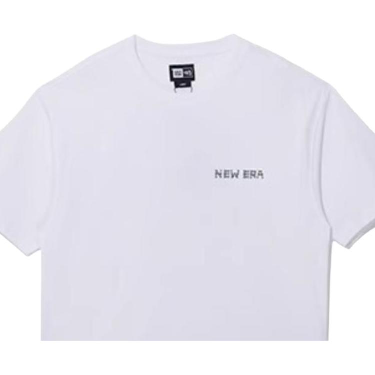 New Era SS25 Back Logo Letter Comfortable Minimalist New Chinese Style Short Sleeve T-Shirt Unisex T-Shirt 14529336