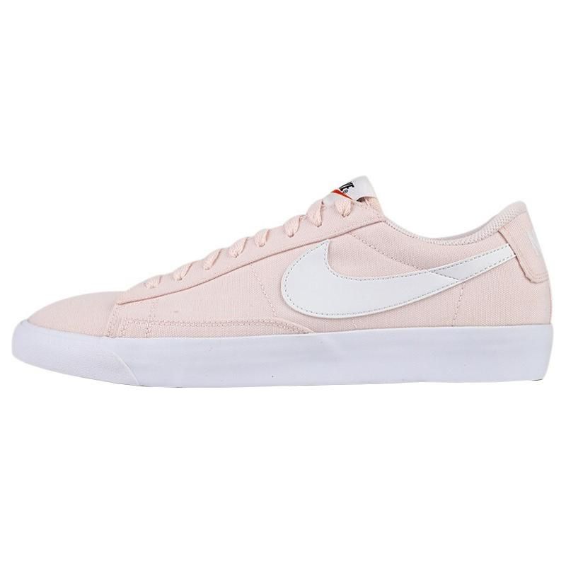Nike Blazer Canvas Comfortable Slip-Resistant Shock-Absorbing Durable Low-Top Skate Shoes Men sneaker Light-Pink CI1169-600
