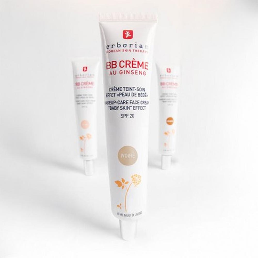 Erborian BB Cream SPF20 Ivory 15ml – Lightweight Coverage BB Cream, Natural Finish, Skin Perfecting Care, Korean