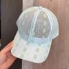 Summer new hollow lace four-leaf clover baseball cap women's versatile breathable travel fashion sunshade cap