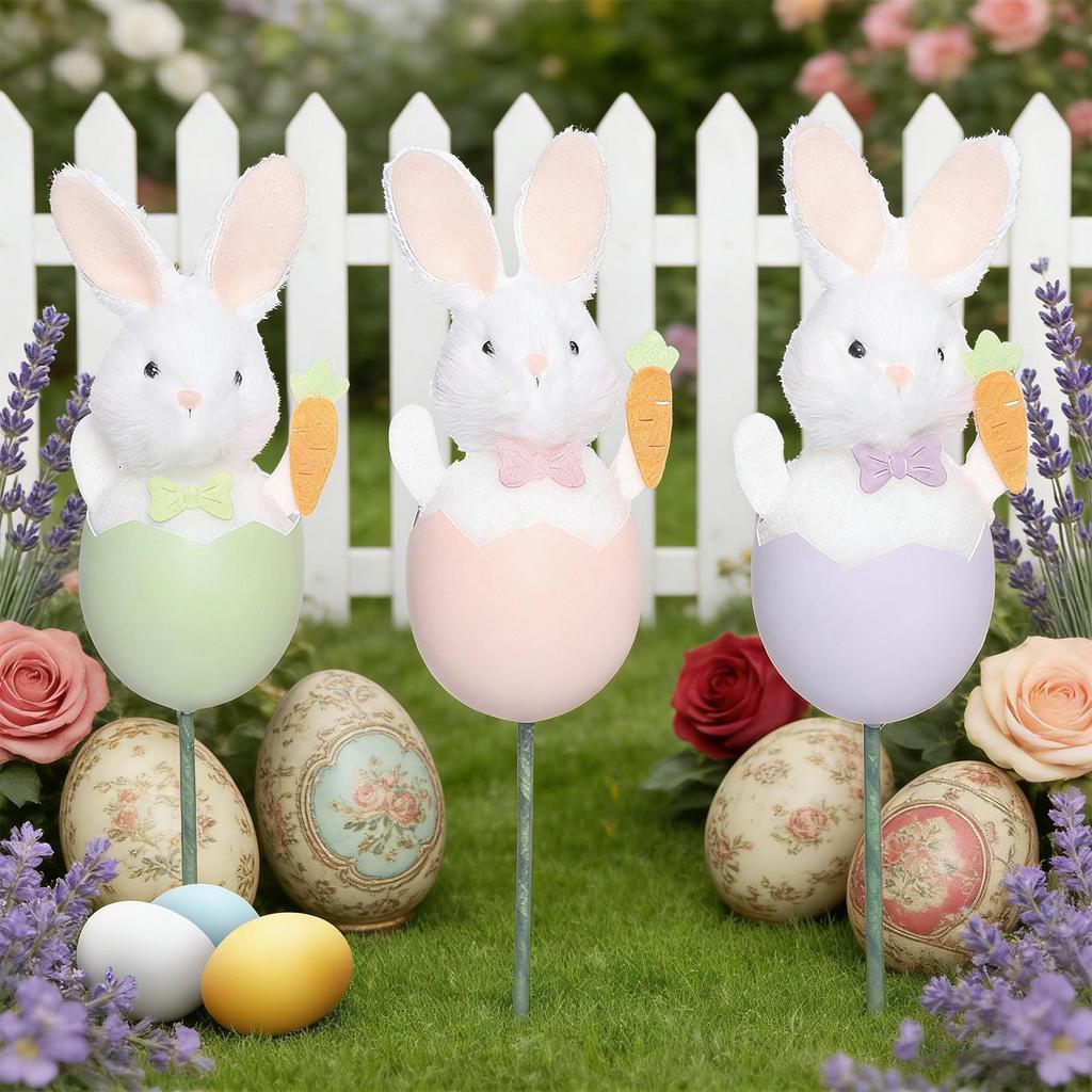 Easter Picks For Tree 3 Pieces Seasonal Decoration Decorative Spring Floral Stems For Home Office Entertainers Apartment Living