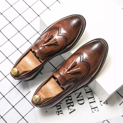 Marken Designer Schuhe Herren Quaste Lässige Herrenschuhe Vintage Formelle Kleiderschuhe Mode Slipper Hochzeit Loafer Bräutigam Flats Mann