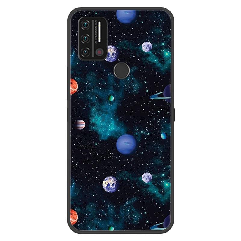 Custodia Per Umidigi A7 A9 Pro Custodie Morbido Silicone Protezione Stampa Coperture Nere per Umidigi A9 A7 Pro Funda Coque A9Pro A 9 Capa